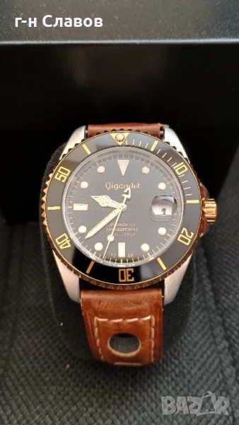 Лот#2 броя, Gigandet (автоматик Seiko NH53) 300м PRO Diving и ELGIN Gold 10K., снимка 1