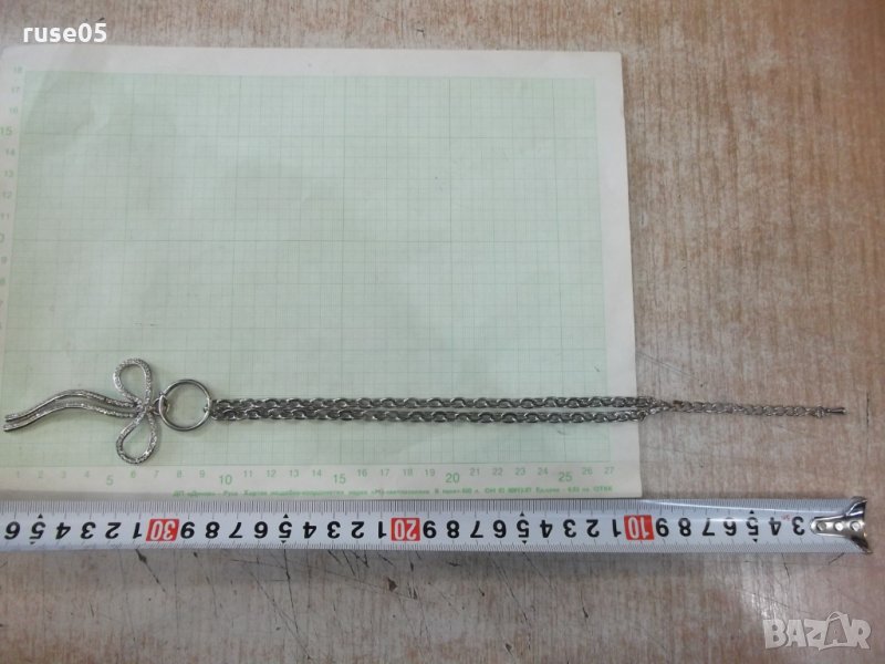 Колие с камъни имитационна бижутерия - 1, снимка 1