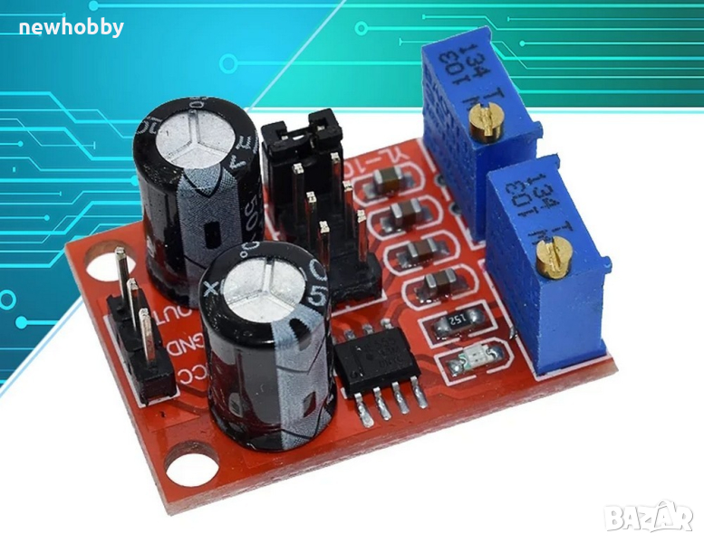 1Hz-200kHz Сигнал генератор с IC 555, снимка 1