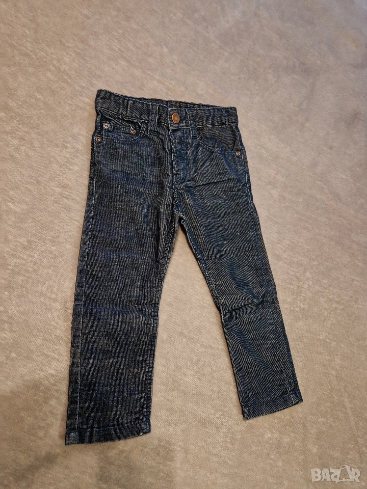 2-3г 98см Панталон тип джинси, черни, без следи от употреба , снимка 1