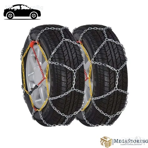 Автомобилни вериги за сняг - Меча стъпка (KN060) 13'' - 15'' 2бр/к-т, снимка 1