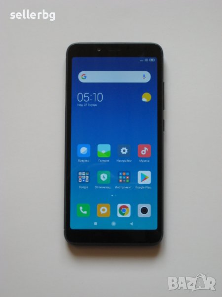 Смартфон Xiaomi Redmi 6А Dual SIM + зарядно + слушалки + калъф, снимка 1