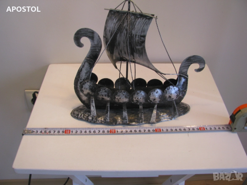 Викингски кораб метален, снимка 1