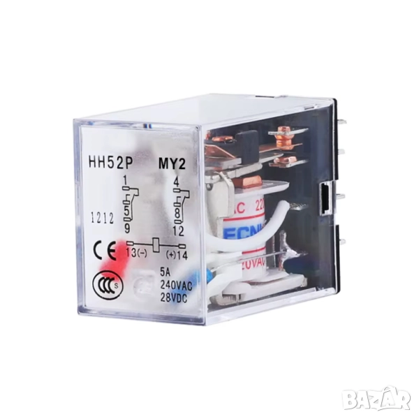 Taxnele Мини електромагнитното реле MY2NJ / AC 230V, снимка 1