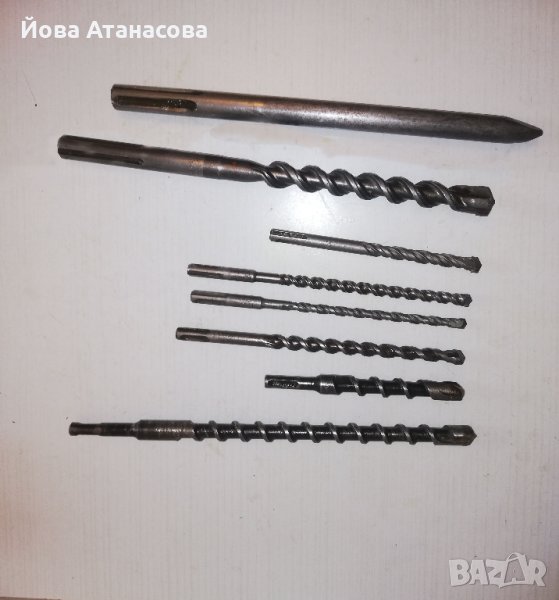 Бургии за Хилти /за бетон/Ф 37, 22, 16, 12, 10,8 мм., снимка 1