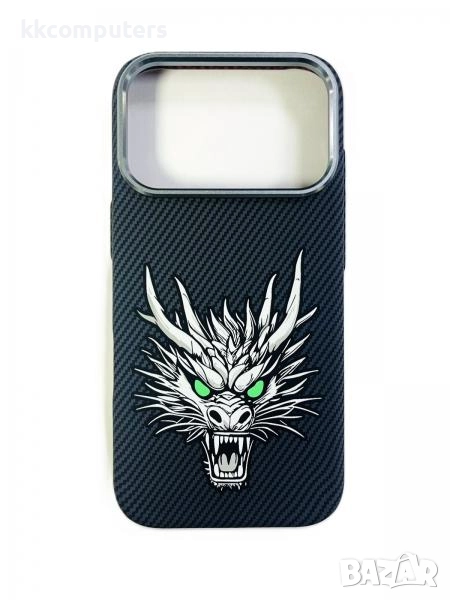 Калъф PVC Карбон MagSafe / Дракон / за iPhone 17 6.3 Баркод : 3133045, снимка 1