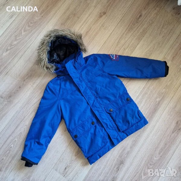 Zara детско зимно яке с естествен пух 7-8 години, снимка 1