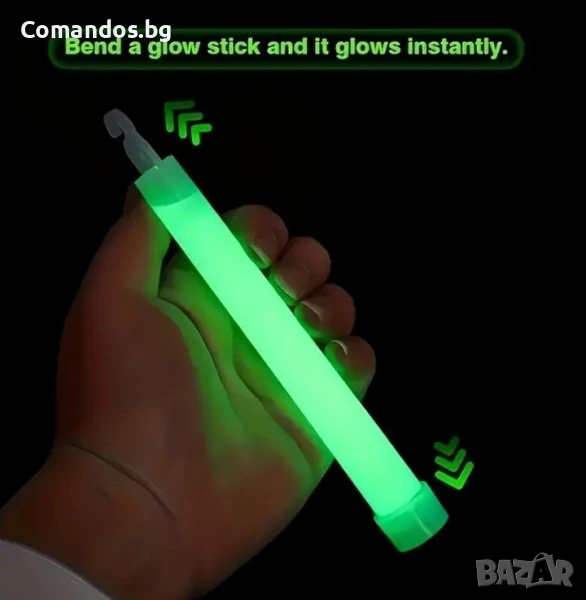 Сигнализиращи светещи пръчки (Green) , снимка 1