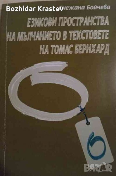 Езикови пространства на мълчанието в текстовете на Томас Бернхард, снимка 1