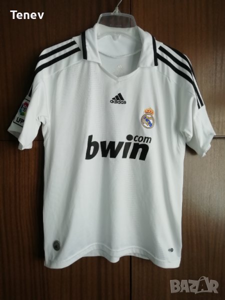 Real Madrid Adidas детска оригинална тениска фланелка размер 30/32 Реал Мадрид , снимка 1