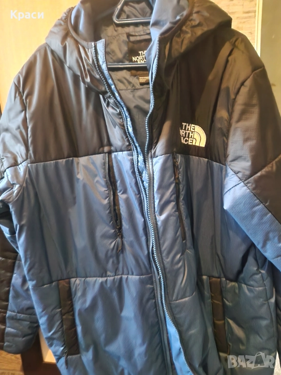 The North Face Himalayan Light Synthetic Hooded яке с цветова комбинация от синьо и черно. , снимка 1