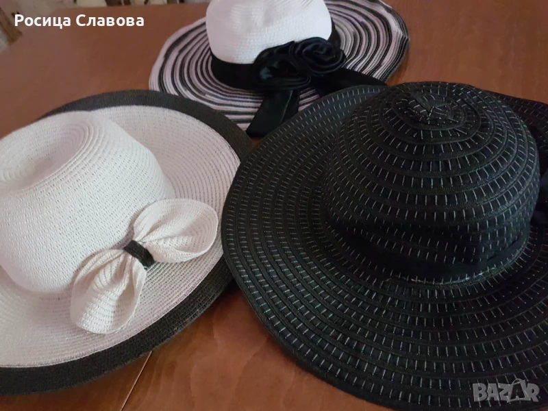 Продавам 3 бр.дамски шапки, снимка 1