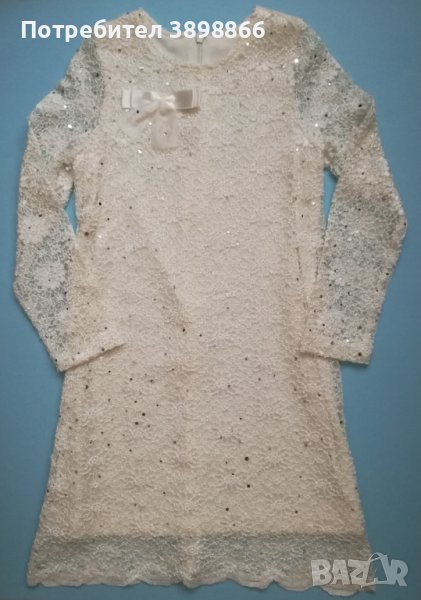 Детска дантелена рокля, Lilax, размер 116 см., снимка 1