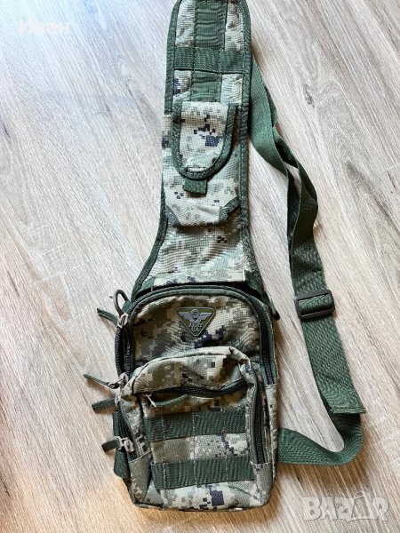 Тактическа чанта с джоб за радиостанция, снимка 1