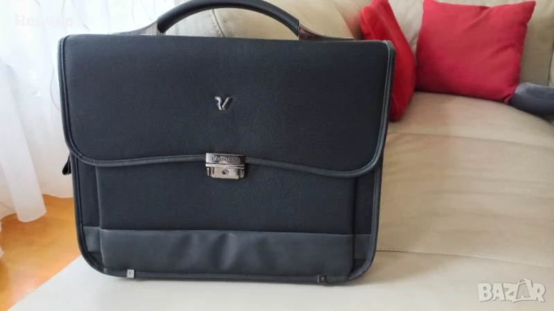 Мъжка черна елегантна чанта , снимка 1