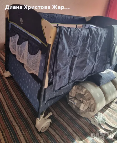 CHIPOLINO Сгъваема кошара МЕРИДА Мъгла+ сгъваем матрак, снимка 1