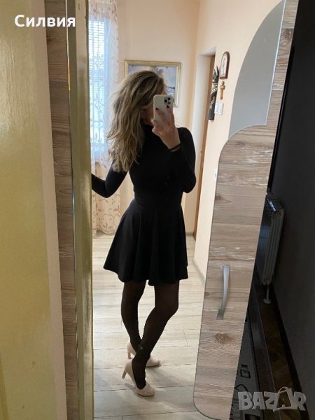 Черна, елегантна рокля, снимка 1