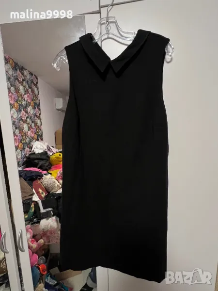 Черна рокля- къс ръкав, снимка 1