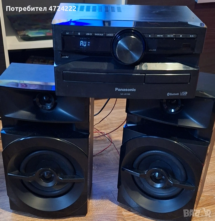 Аудио система Panasonic SC-UX100E-K, снимка 1