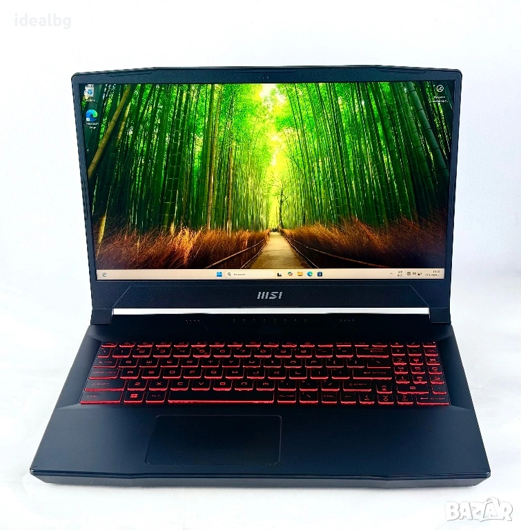 MSI Katana GF66 15.6" 144Hz i5-12450H 64RAM 1TB RTX 3050 Гаранция!, снимка 1