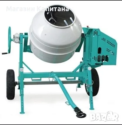 Бензинова бетонобъркачка с теглич IMER SYNTESI Italy 345л. Honda, снимка 1