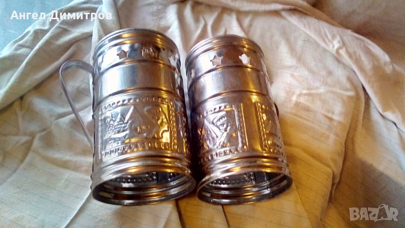 Два голями метални стакани, снимка 1
