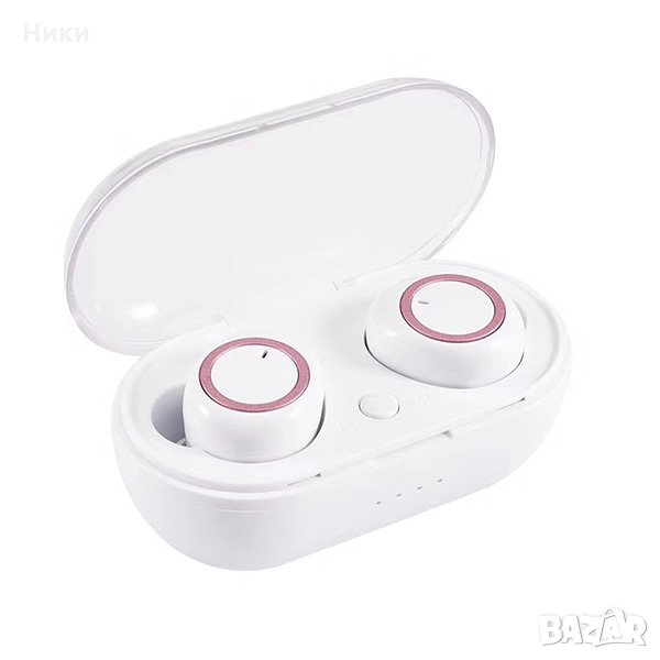 Bluetooth 5,0, Слушалки, беспроводни, Hi-Fi, стерео, бас, снимка 1