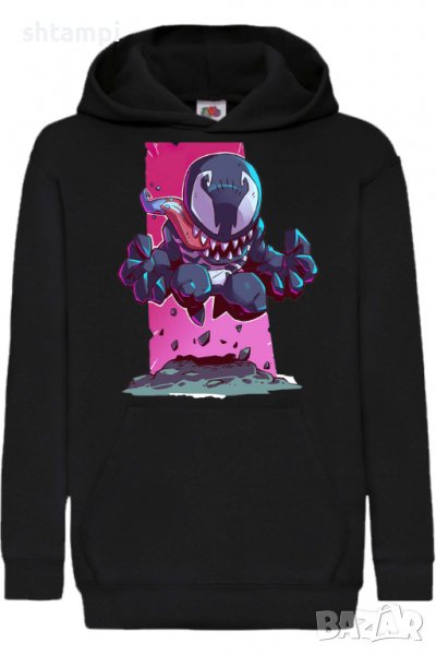 Детски Суитчър/Суитшърт Marvel Venom 06,Игра,Подарък,Изненада,Забавление,Рожден Ден, снимка 1