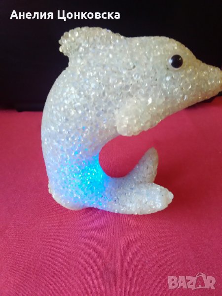 Декоративна лампа делфин, снимка 1