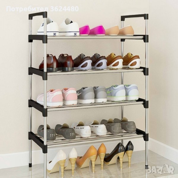Метална етажерка за обувки на 6 нива Метална етажерка за обувки на 6 нива Метална етажерка за обувки, снимка 1