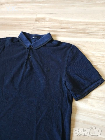 Оригинална мъжка тениска с яка Fred Perry, снимка 3 - Тениски - 51038270