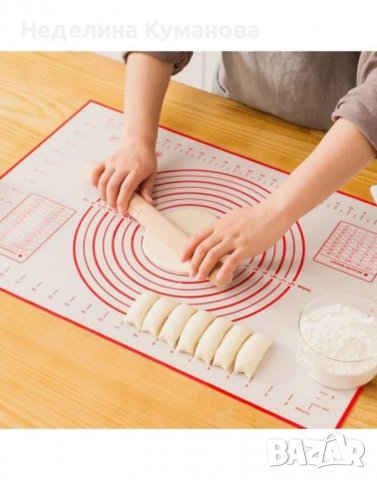 ❌ Силиконова подложка за разточване и рязане на тесто ❌, снимка 1