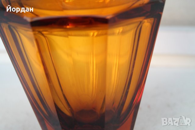 Кристален съд за алкохол Бохемия, снимка 13 - Антикварни и старинни предмети - 38516182