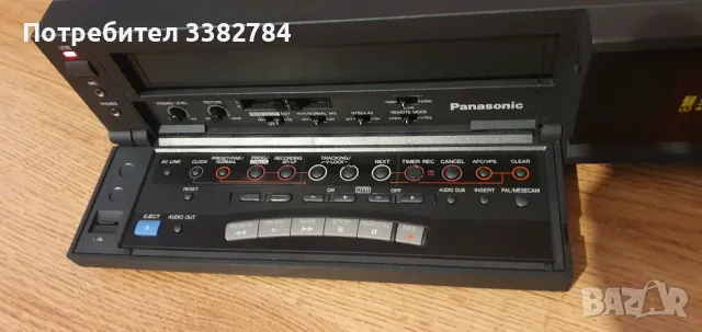 Panasonic NV-F77 VCR-VHS Hi-Fi stereo recorder, снимка 6 - Плейъри, домашно кино, прожектори - 48105773