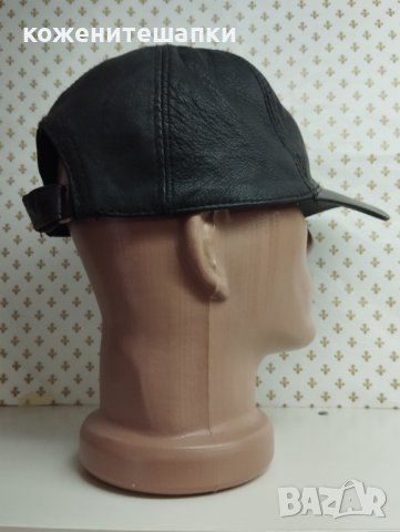 Мъжка кожена шапка Хюндай - 48, снимка 2 - Шапки - 43501550