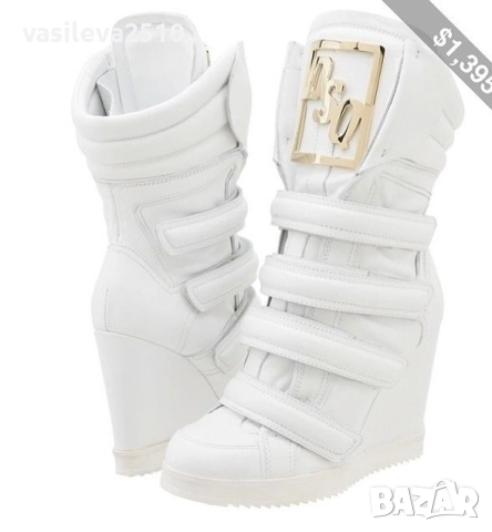 Dsquared2 оригинални дамски кецове на платформа , снимка 5 - Маратонки - 52548265