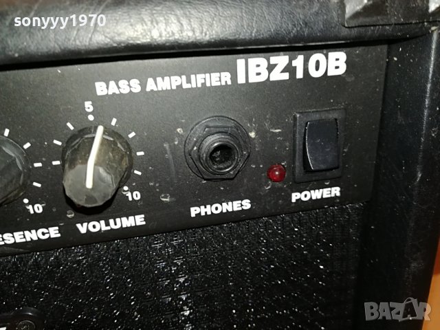IBANEZ IBZ10B L bass ampli-КИТАРЕН УСИЛВАТЕЛ ОТ ГЕРМАНИЯ 0402231913, снимка 7 - Ресийвъри, усилватели, смесителни пултове - 39555259