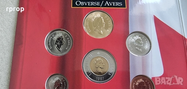 Канада. Сет 1997 година. 1 долар - юбилеен. 1987 - 1997 година. UNC., снимка 7 - Нумизматика и бонистика - 51740154