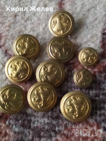 Войнишки копчета 10 броя 51907, снимка 2 - Антикварни и старинни предмети - 52182600