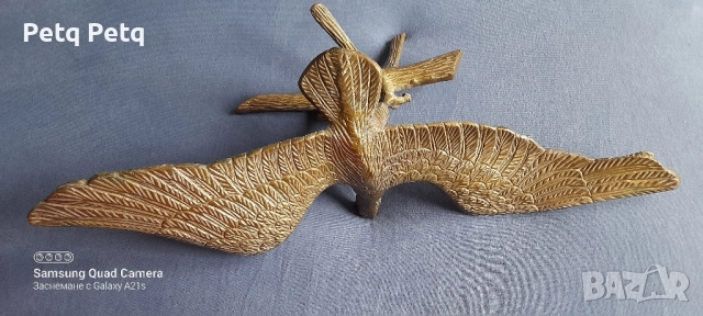 бронзов масивен орел 🦅 , снимка 7 - Антикварни и старинни предмети - 51999565