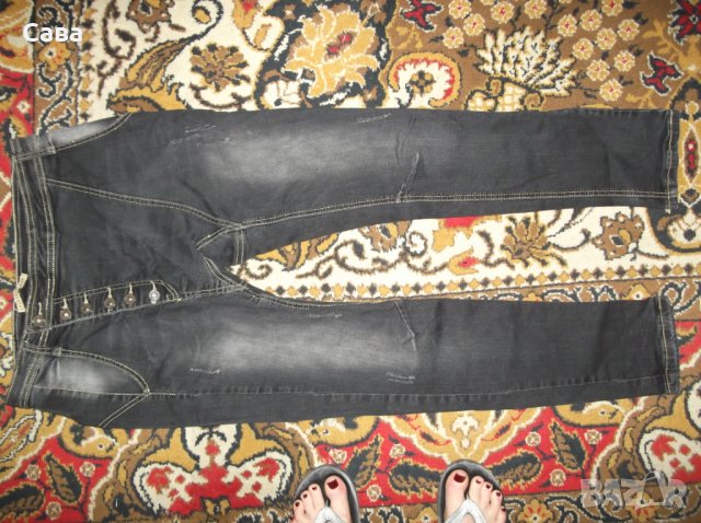 Дънки PLACE DU JOUR   дамски,М-Л, снимка 2 - Дънки - 28562643