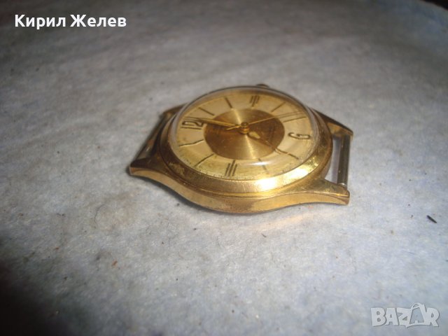 EMES MONOREX 4 jewels ANTIMAGNETIC стар ВИНТИДЖ 50-60те Год НЕМСКИ ПОЗЛАТЕН МЕХАНИЧЕН ЧАСОВНИК 26945, снимка 9 - Антикварни и старинни предмети - 36680881