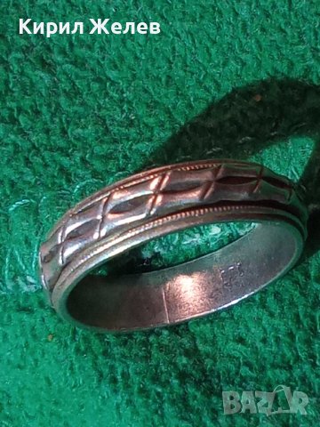 ИЗИСКАН ОРНАМЕНТИРАН СРЕБЪРЕН ПРЪСТЕН СРЕБРО 925 ДВУКОМПОНЕНТЕН ВЪРТЯЩ се Тип ХАЛКА 40223