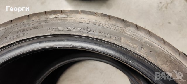 2бр.летни гуми 305/30/21 Goodyear, снимка 4 - Гуми и джанти - 43807600