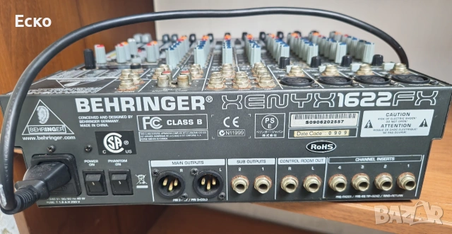 Миксерът X1622FX Xenyx, снимка 4 - Ресийвъри, усилватели, смесителни пултове - 53401903
