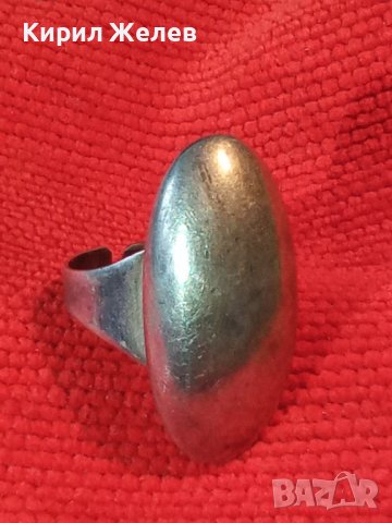 ПРЕКРАСЕН РЕГУЛИРУЕМ АНГЛИЙСКИ ВИНТИДЖ СТИЛ СРЕБЪРЕН ПРЪСТЕН СРЕБРО 925 МАЙСТОРСКИ ИЗРАБОТЕН 36604