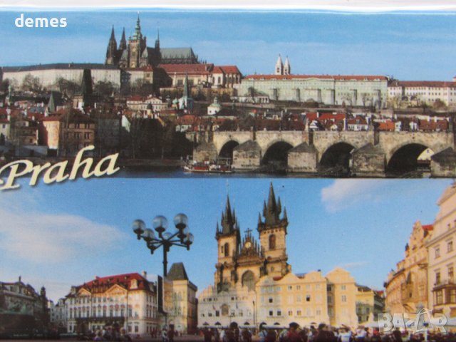 Метален магнит от Прага, снимка 3 - Колекции - 43231011