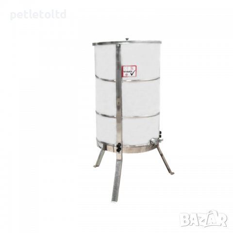 Матуратор за пчелен мед, INOX 430 с вместимост 250 кг (с крака), снимка 3 - За пчели - 29244054