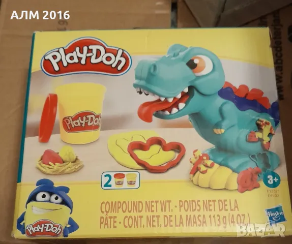 Комплект пластелин Play doh Динозавър, снимка 1 - Пластелини, моделини и пясъци - 48399721