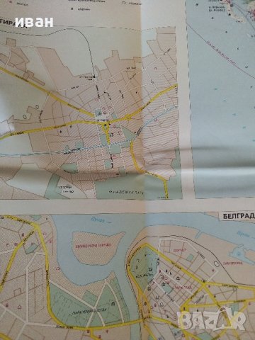 Карта "Балканските страни" 1998г. мащаб 1;1 500 000, снимка 5 - Енциклопедии, справочници - 43591592